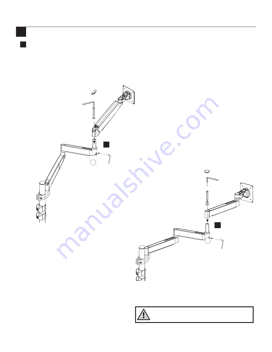 Workrite Ergonomics CONF-ACC-1EXT-S Assembly/Installation Instructions Download Page 4