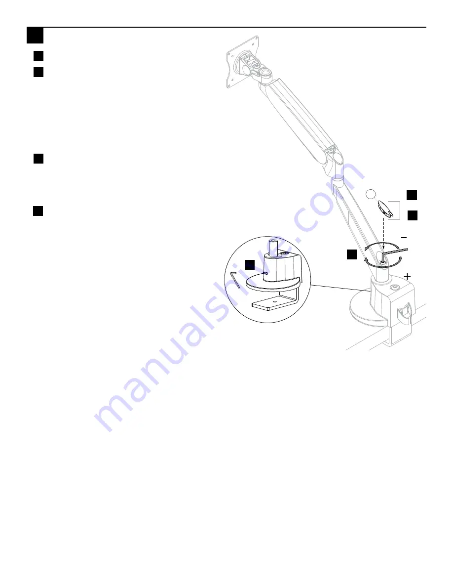 Workrite Ergonomics Conform CONF-1SDA-WOB-S Assembly/Installation Instructions Download Page 3