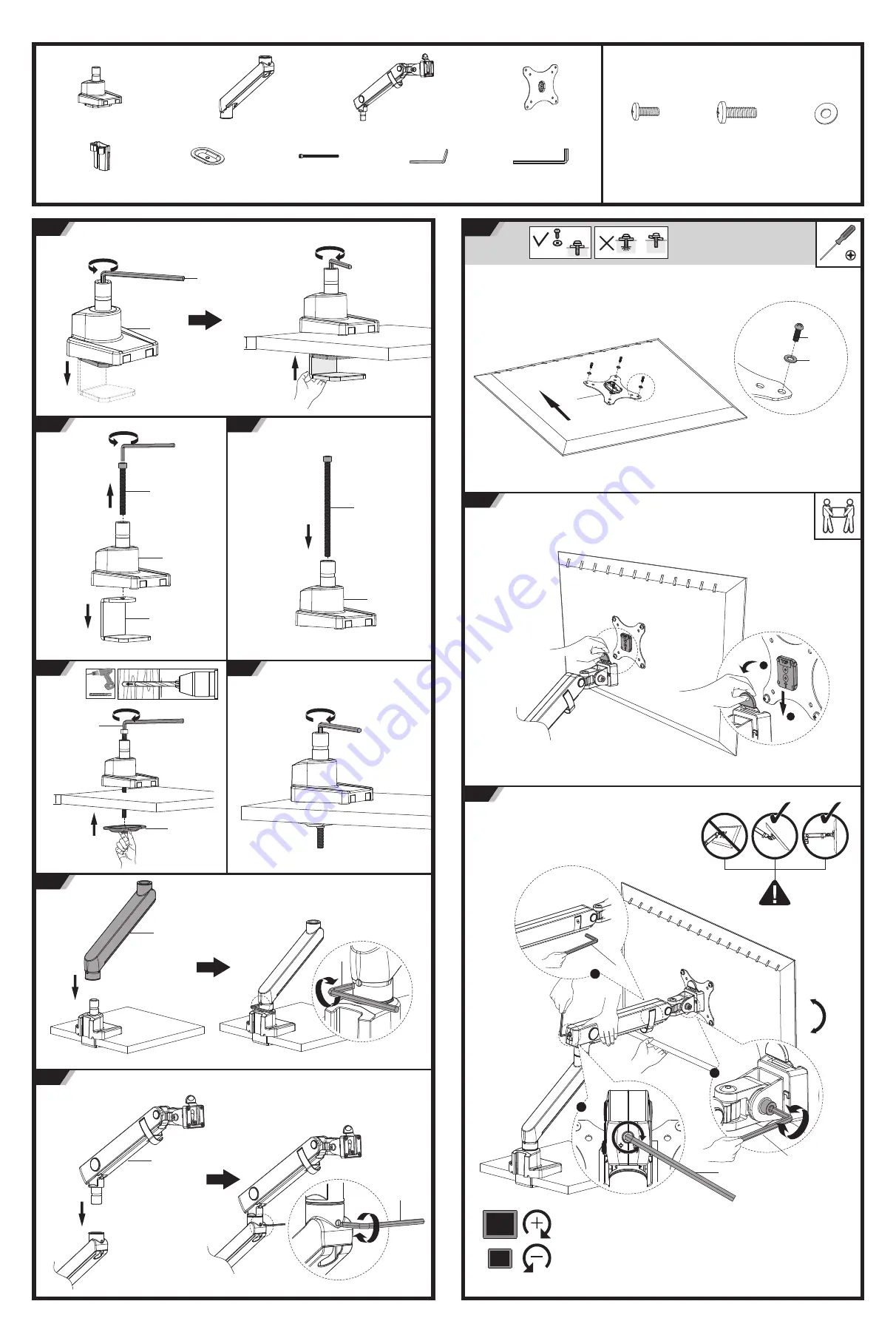 Workrite Ergonomics PEAK-1SA-CCG-S Installation Manual Download Page 2