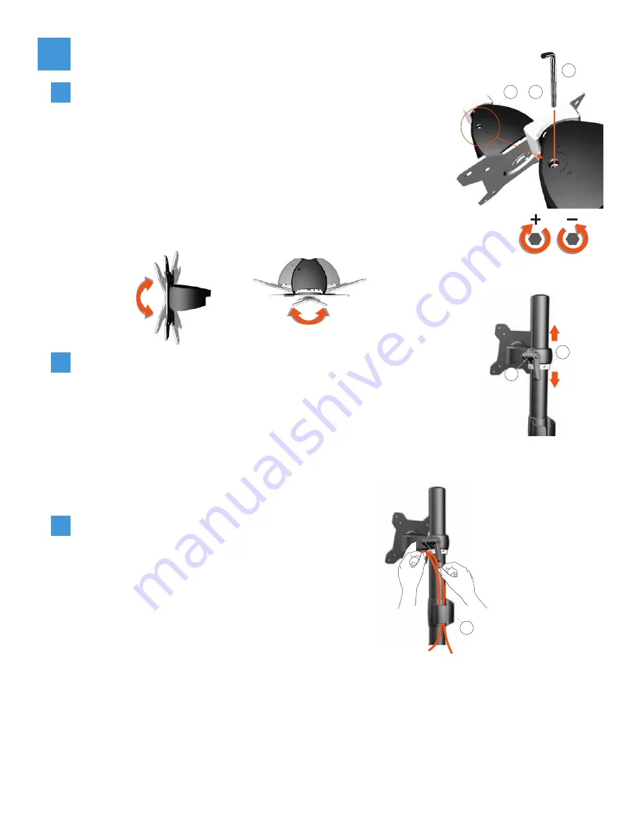 Workrite Ergonomics Sequoia SQ-101 Assembly Instructions Manual Download Page 6