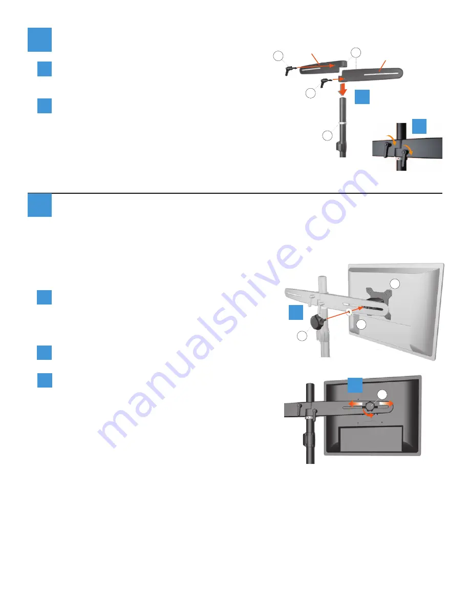 Workrite Ergonomics Sequoia SQ-422 Assembly Instructions Manual Download Page 8