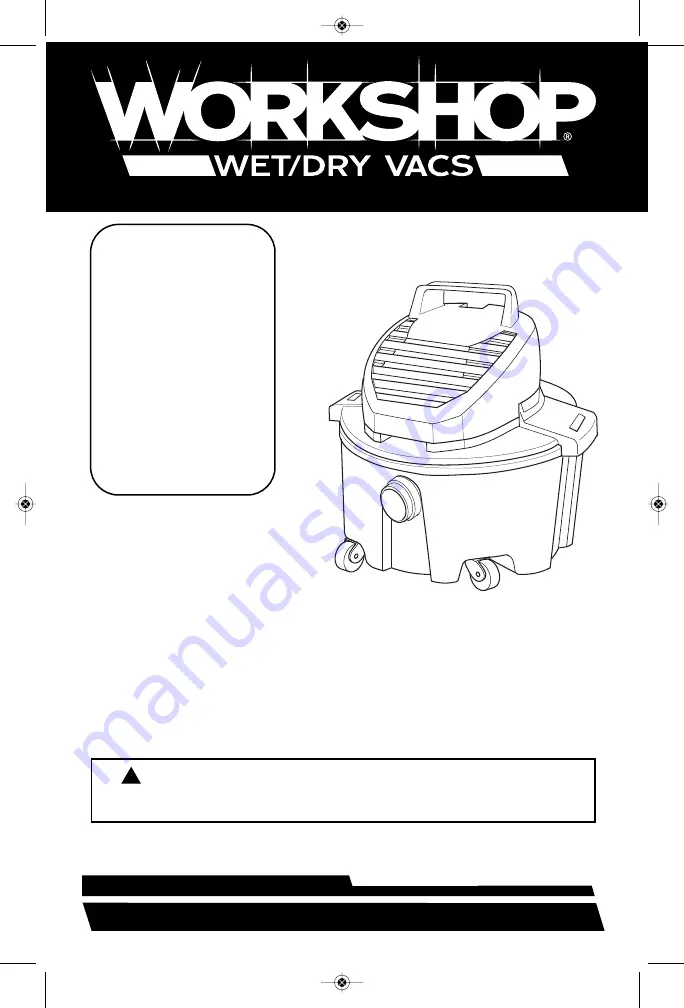 Workshop WS0500VA0 Скачать руководство пользователя страница 15