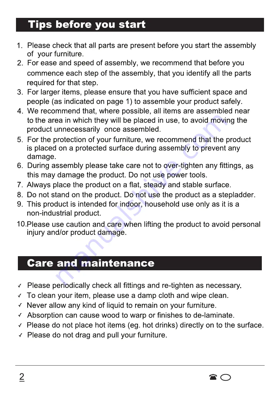 Workspace Moda 12 Cube cubby Instruction Manual Download Page 3