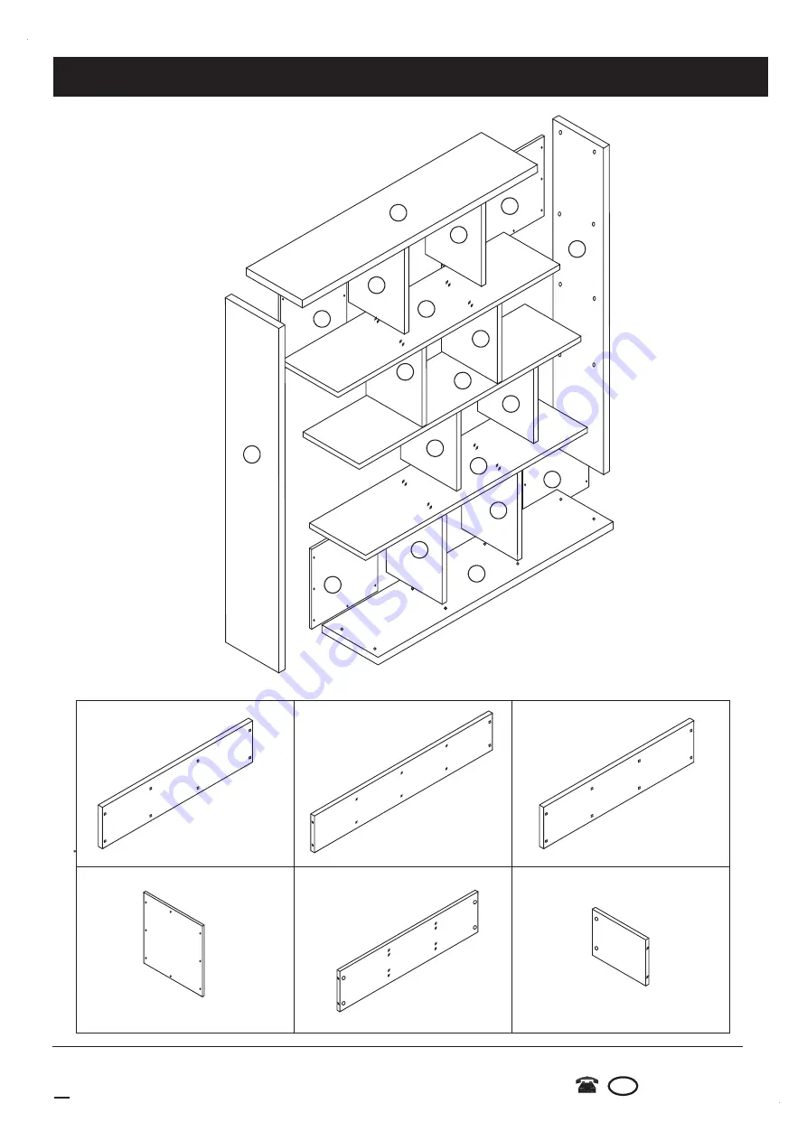 Workspace Moda 12 Cube cubby Instruction Manual Download Page 4