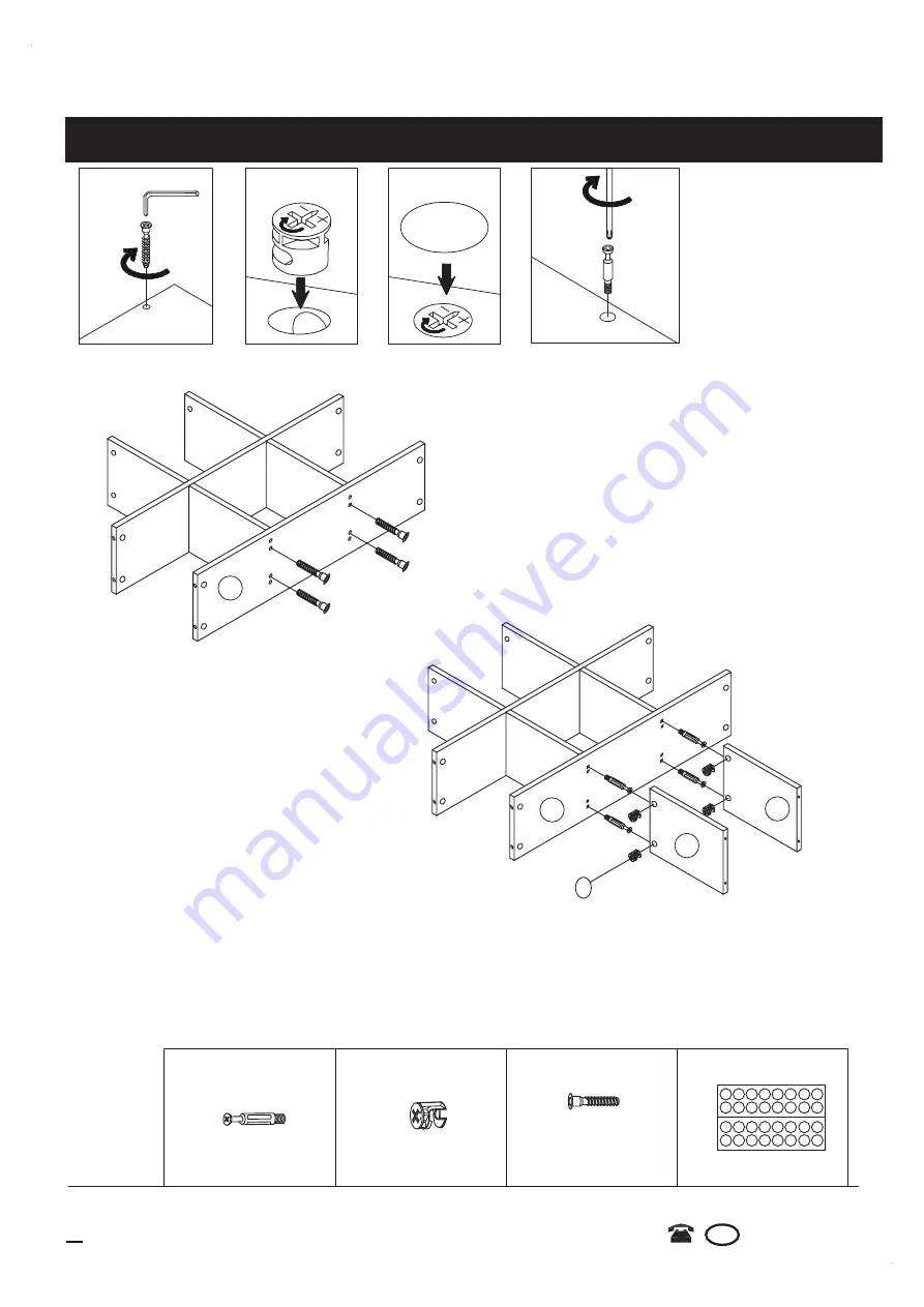 Workspace Moda 12 Cube cubby Instruction Manual Download Page 7