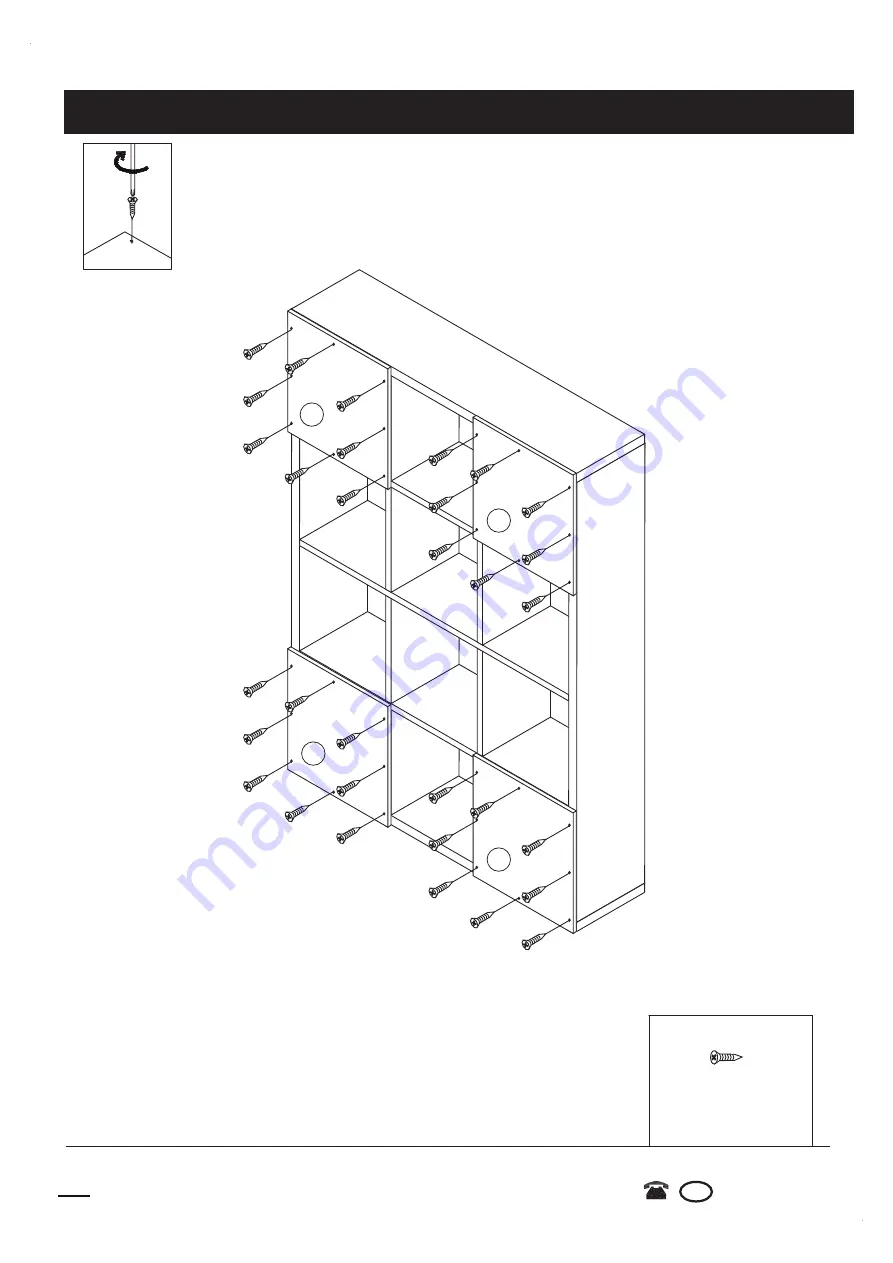 Workspace Moda 12 Cube cubby Instruction Manual Download Page 12