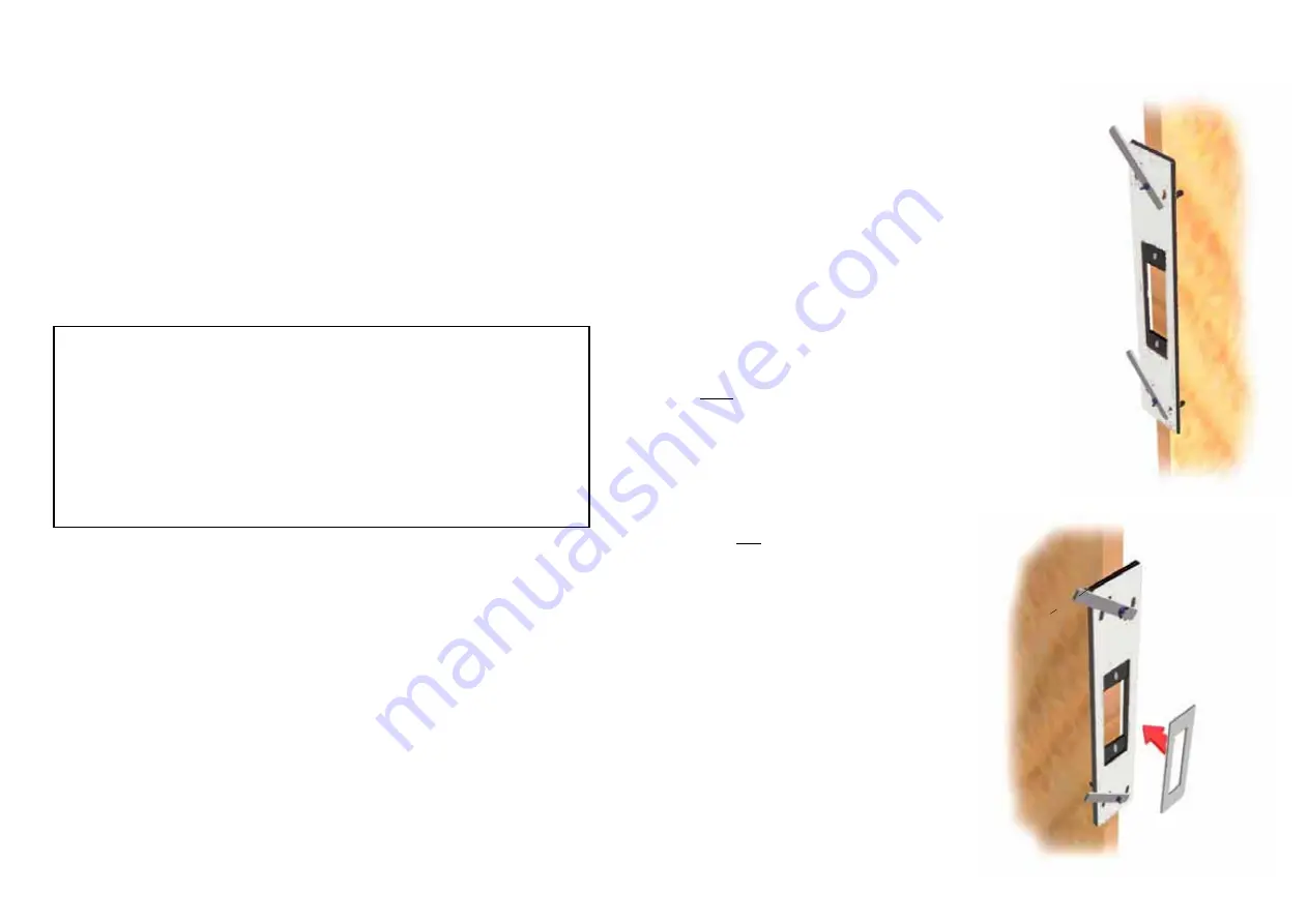 Worktop Express Lock Jig Instruction Leaflet Download Page 2