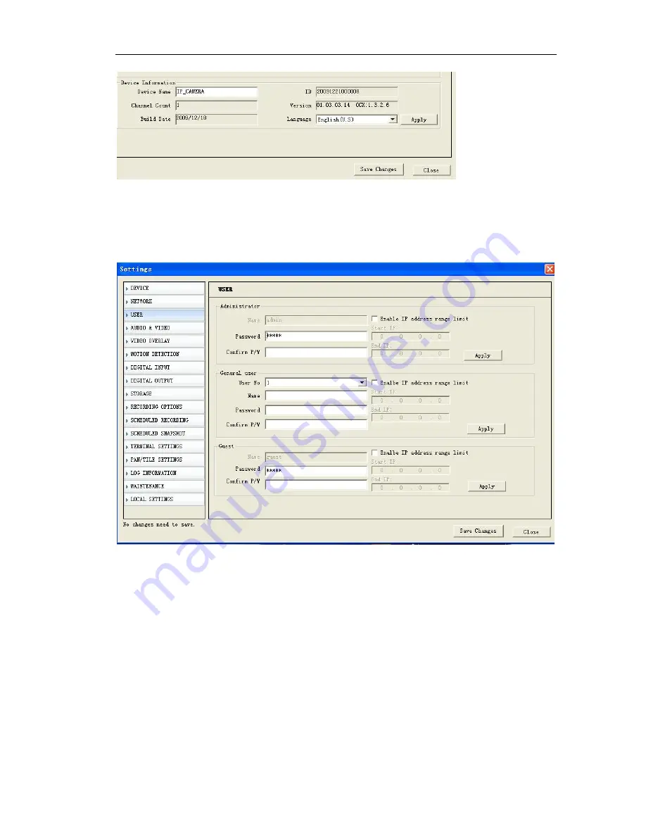 WORLD-CCTV 722RIII-IP User Manual Download Page 40