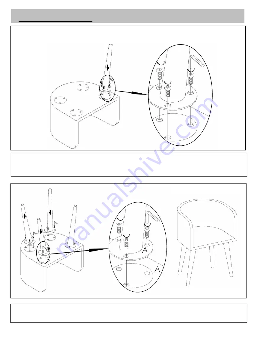 World Market PEACOCK CHAIR 545588 Assembly Instructions Download Page 3