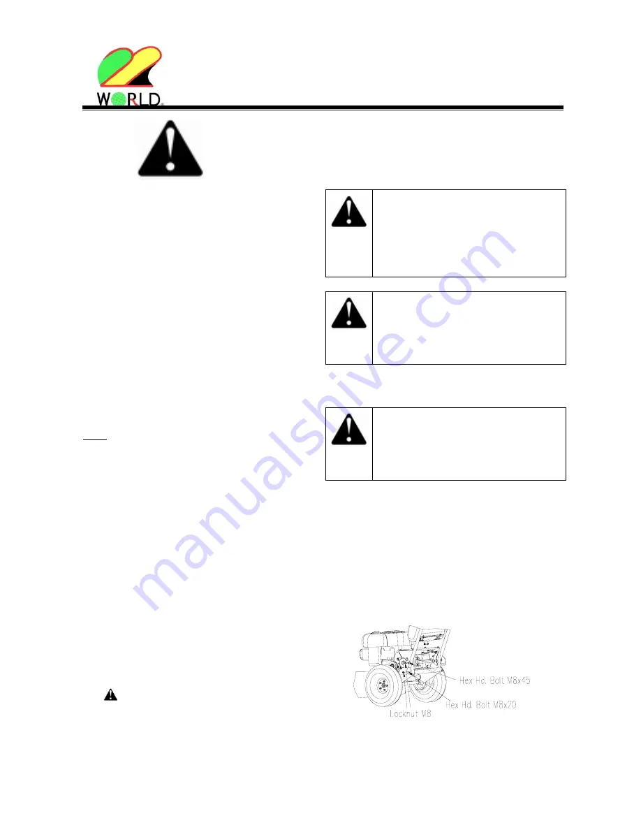 Worldlawn 28? Operator'S Manual Download Page 4