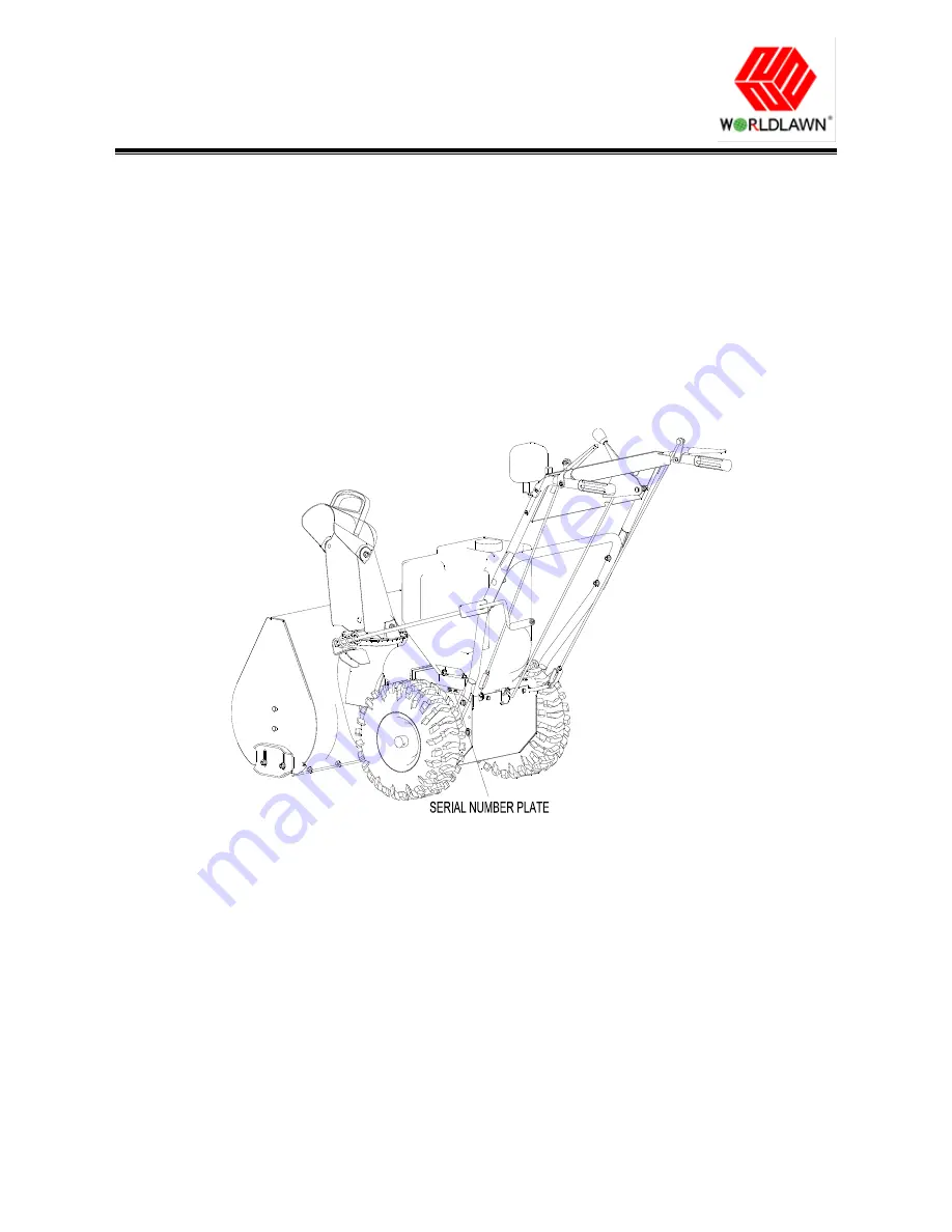 Worldlawn WS2690BSE Operator'S Manual Download Page 3