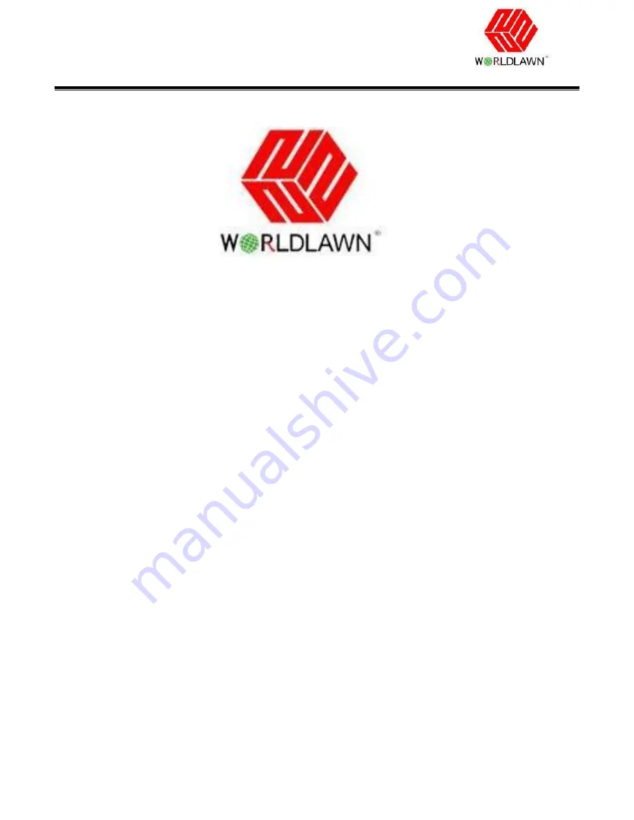 Worldlawn WYW36FS481VH Operator'S Manual Download Page 3