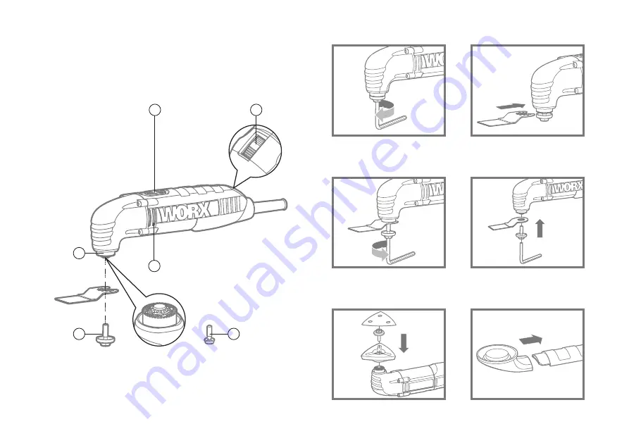 Worx Professional Sonicrafter WU678 Manual Download Page 3