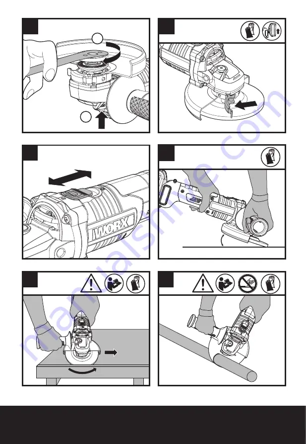 Worx BRUSHLESS MOTOR WX813 Series Скачать руководство пользователя страница 5