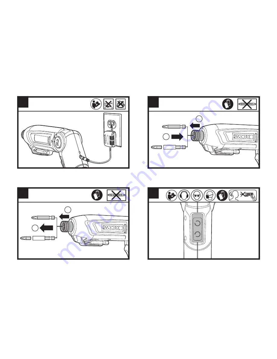 Worx FORCEDRIVER WX270L Manual Download Page 4