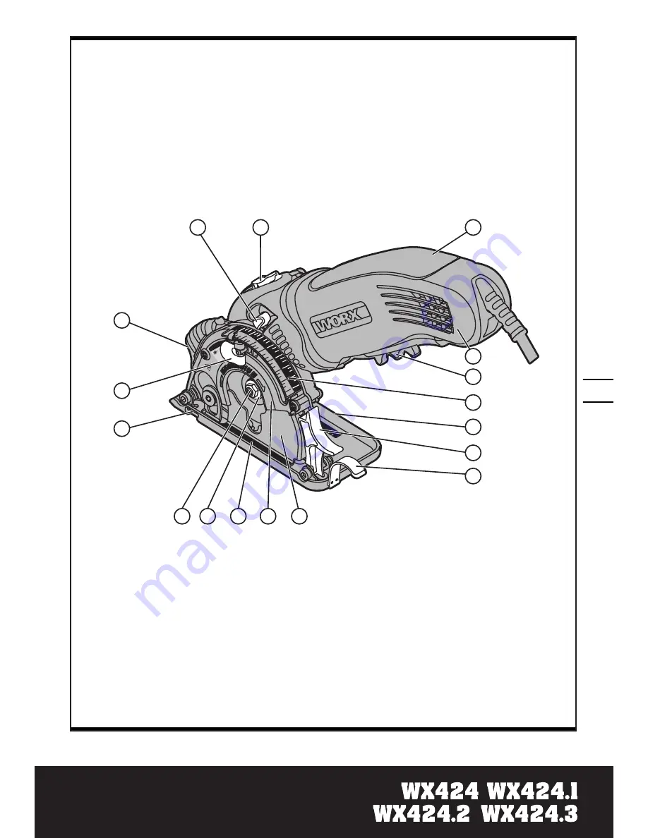 Worx HandyCut WX424.2 Safety And Operating Manual Download Page 7