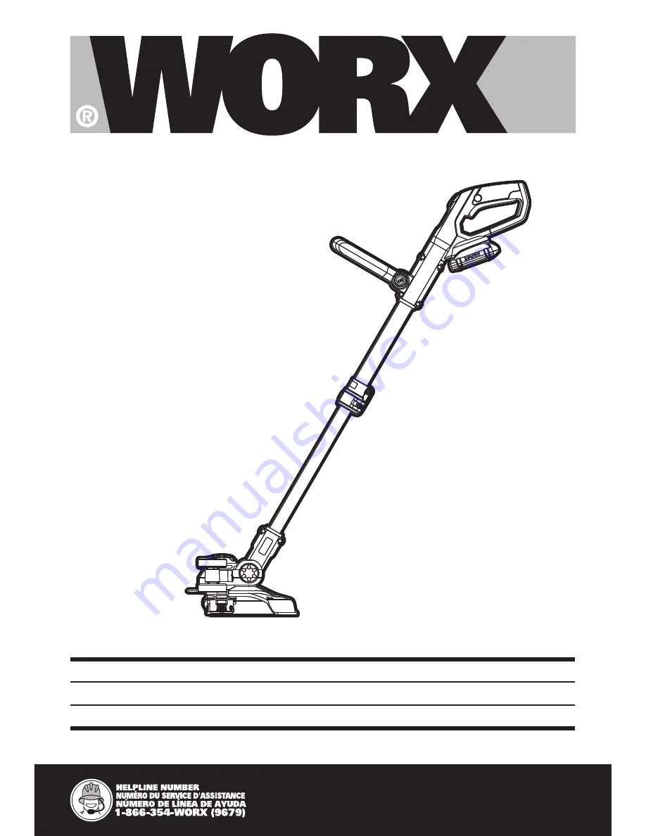 Worx WG163 Скачать руководство пользователя страница 1