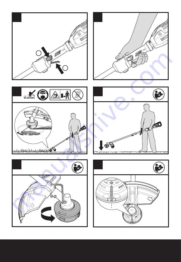 Worx WG186E Original Instructions Manual Download Page 6