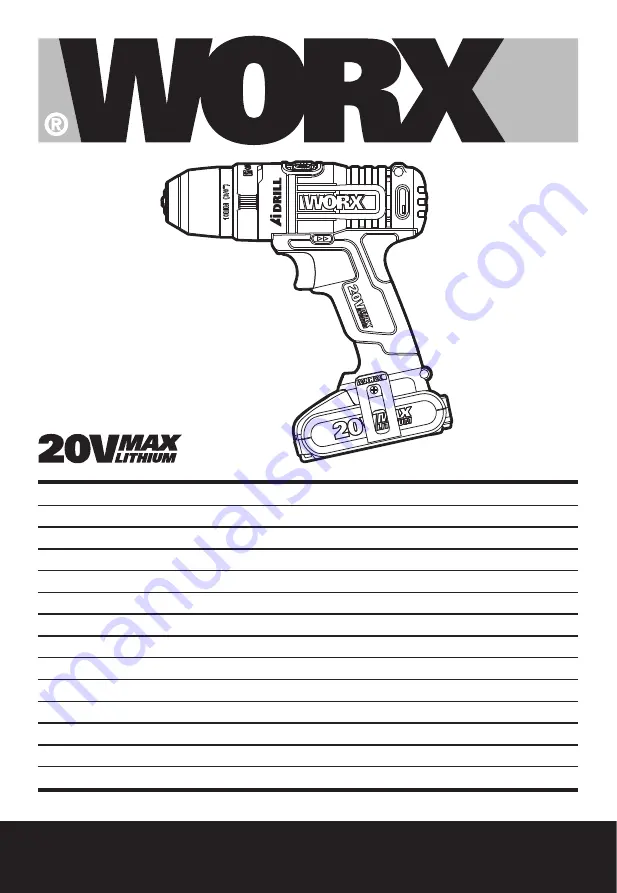 Worx WX178.1 Original Instructions Manual Download Page 1