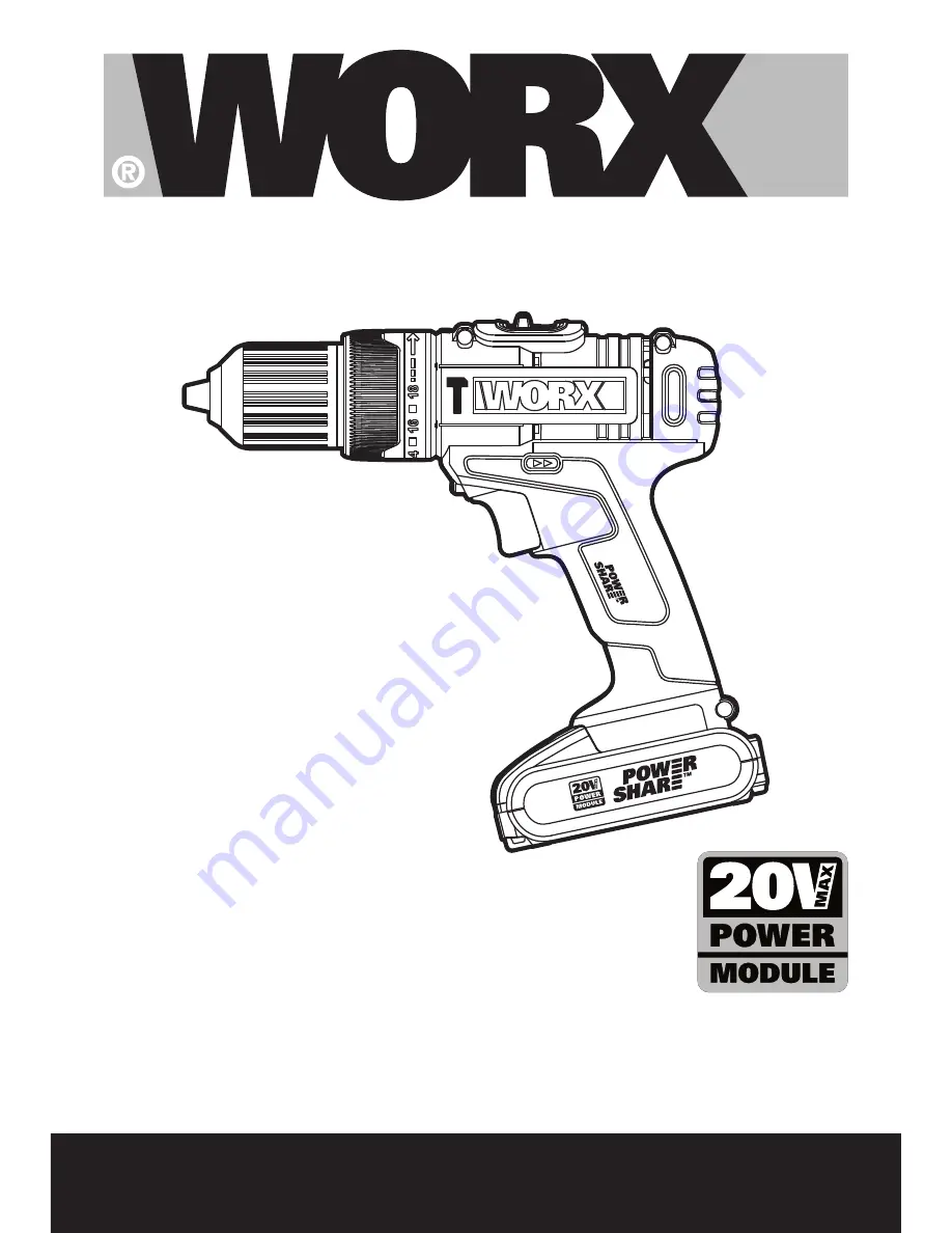 Worx WX183 Скачать руководство пользователя страница 1