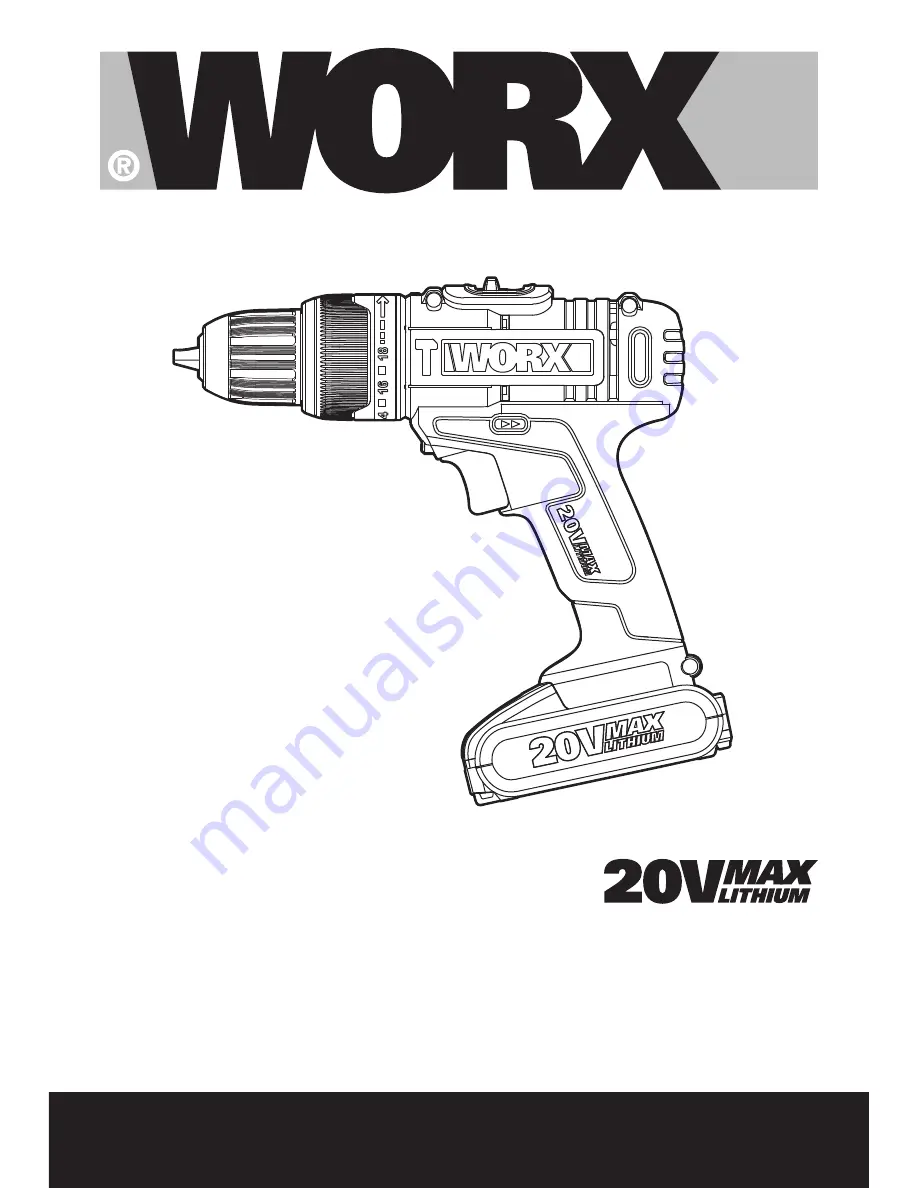 Worx WX366 Скачать руководство пользователя страница 1