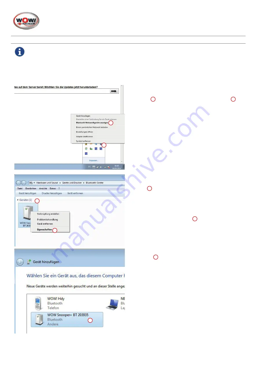 Wow Snooper+ Translation Of The Original Instructions Download Page 50