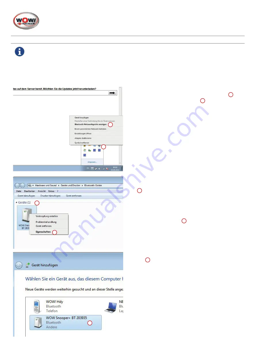 Wow Snooper+ Translation Of The Original Instructions Download Page 242