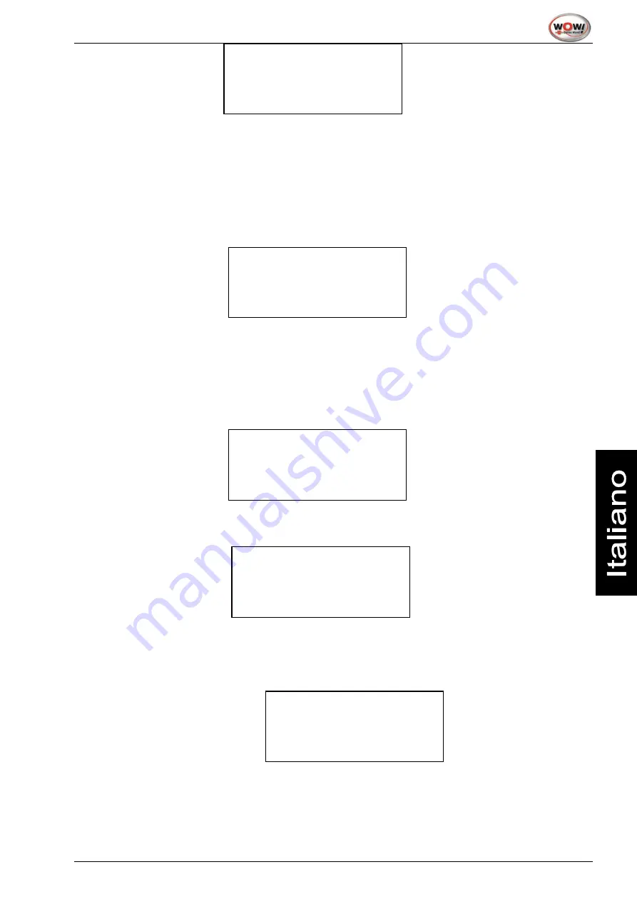 Wow WAC 2200 Instruction Manual Download Page 105