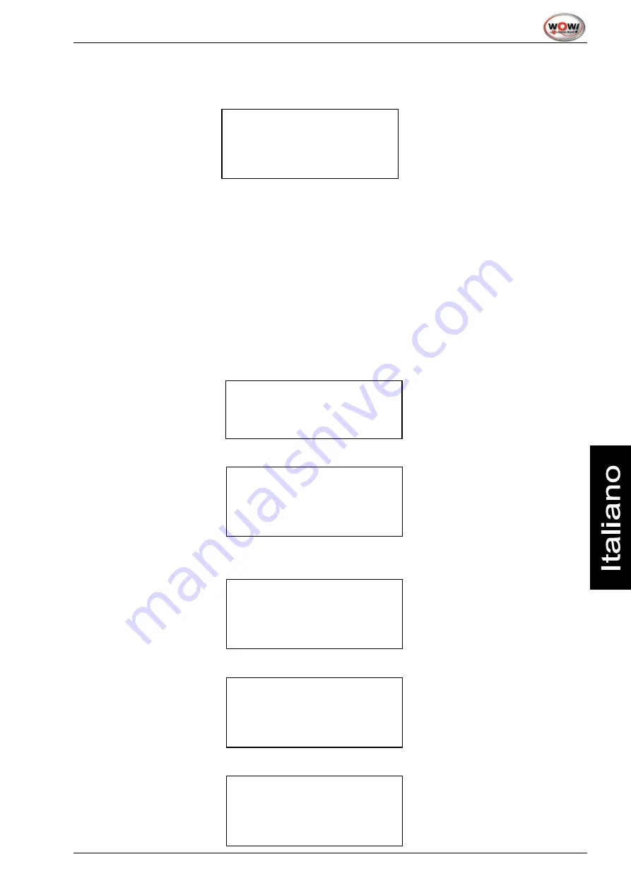 Wow WAC 2200 Instruction Manual Download Page 115