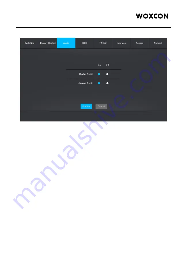 Woxcon SCU41E User Manual Download Page 20