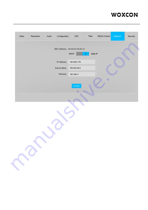 Woxcon SCU82TS User Manual Download Page 32