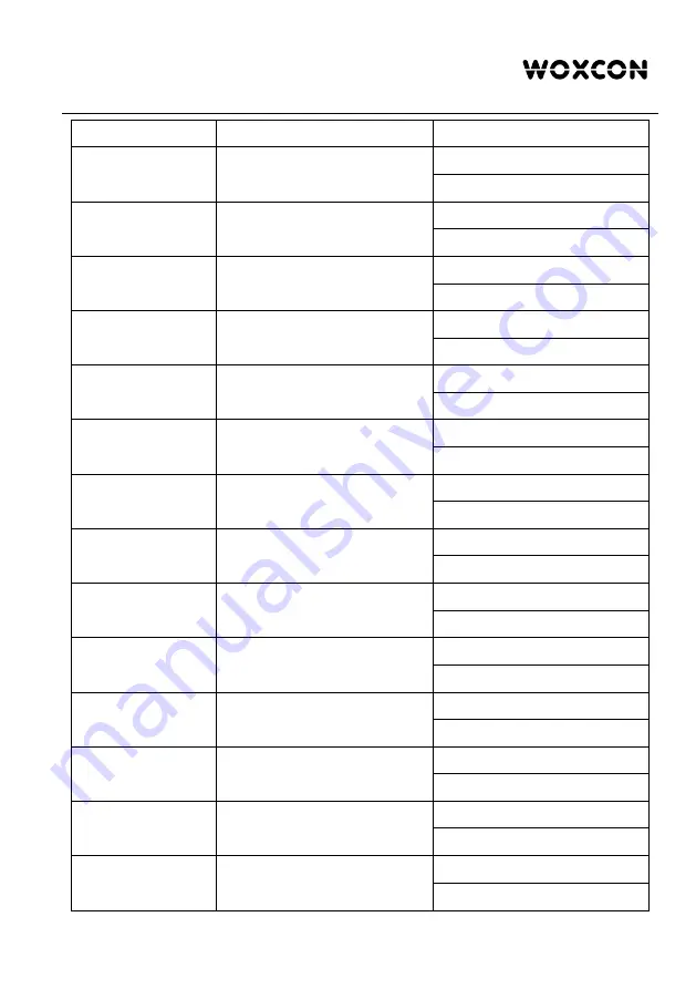 Woxcon SCU82TS User Manual Download Page 47