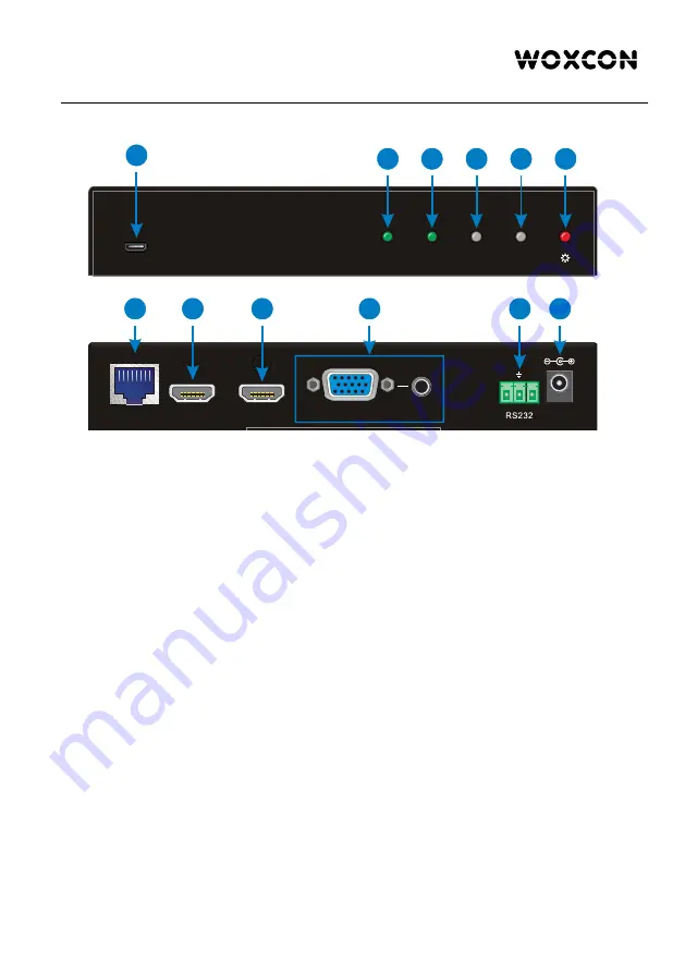 Woxcon TPHD463 User Manual Download Page 8