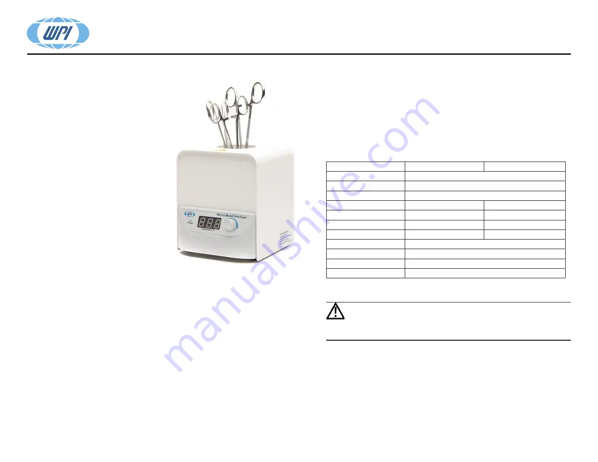 WPI ST5191 Instruction Manual Download Page 2