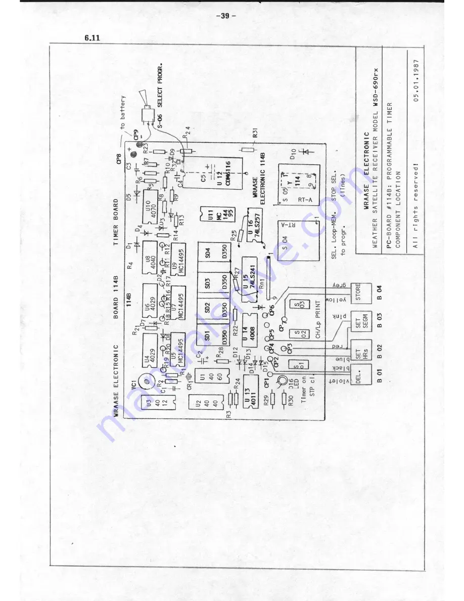 WRAASE electronic WSD-690rx Operating Manual & Technical Documentation Download Page 45