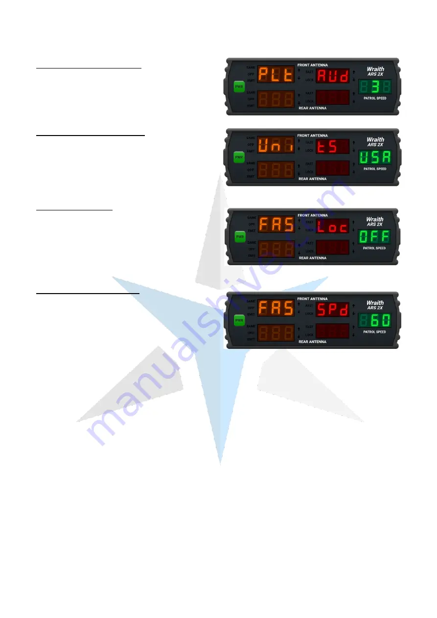 Wraith ARS 2X Operator'S Manual Download Page 11