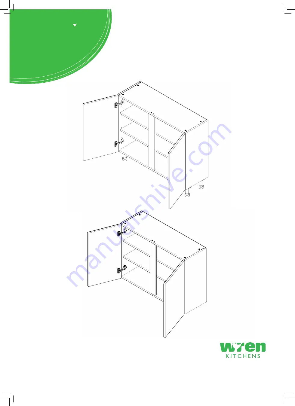 Wren Kitchens 1000 Base Shallow Скачать руководство пользователя страница 1