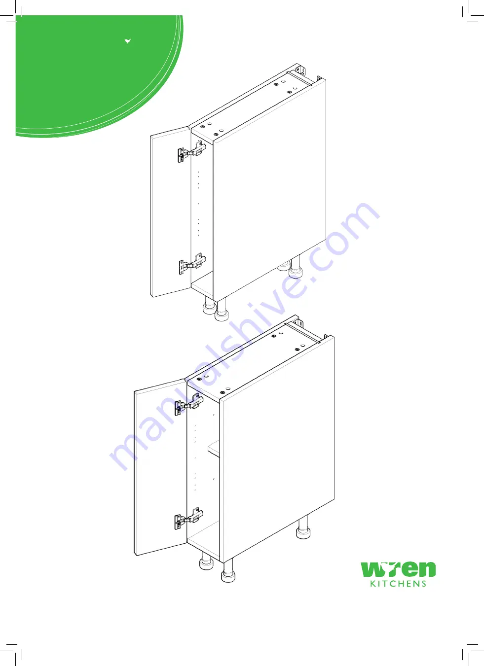 Wren Kitchens BASE UNIT 150 Assembly Manual Download Page 1