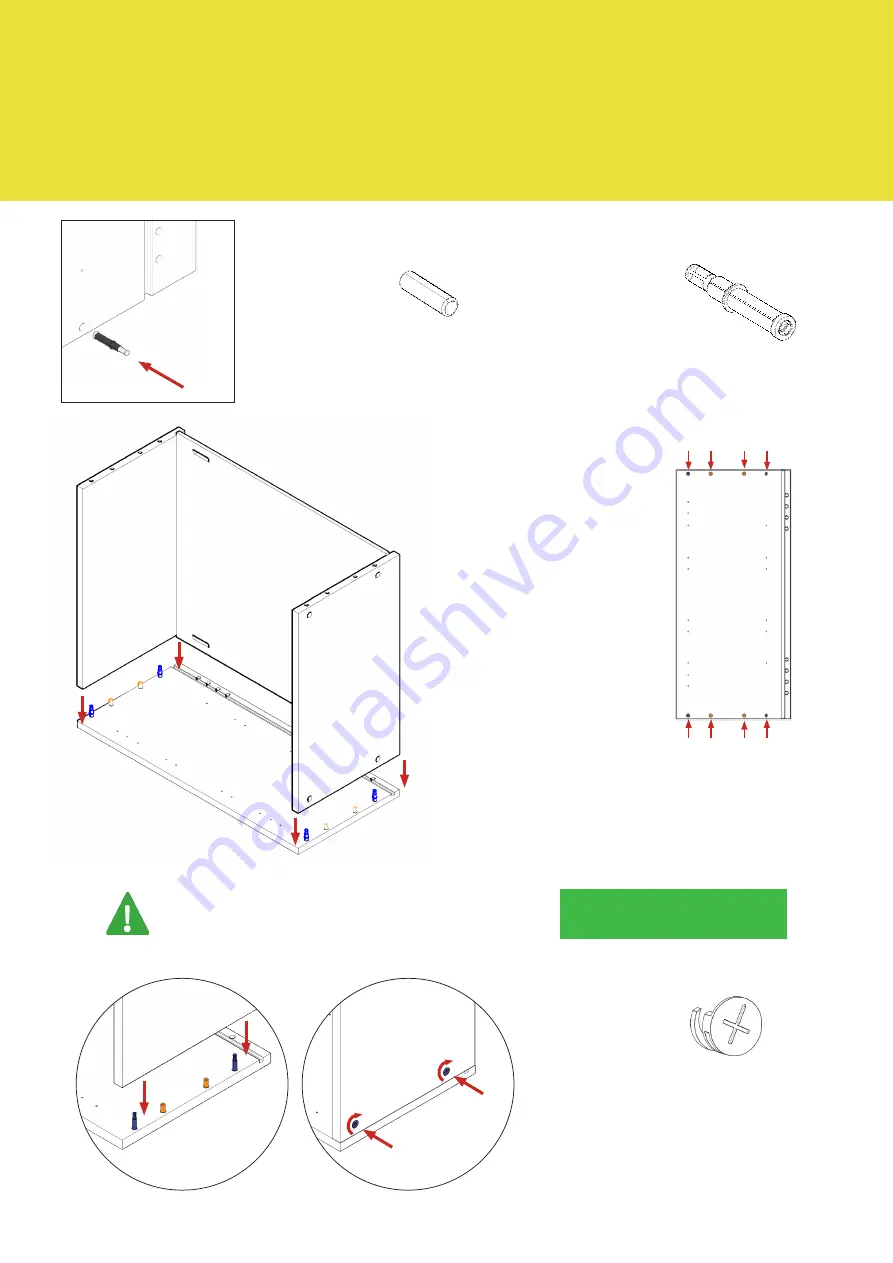 Wren Kitchens SHALLOW BASE UNIT 800 BASE Скачать руководство пользователя страница 3