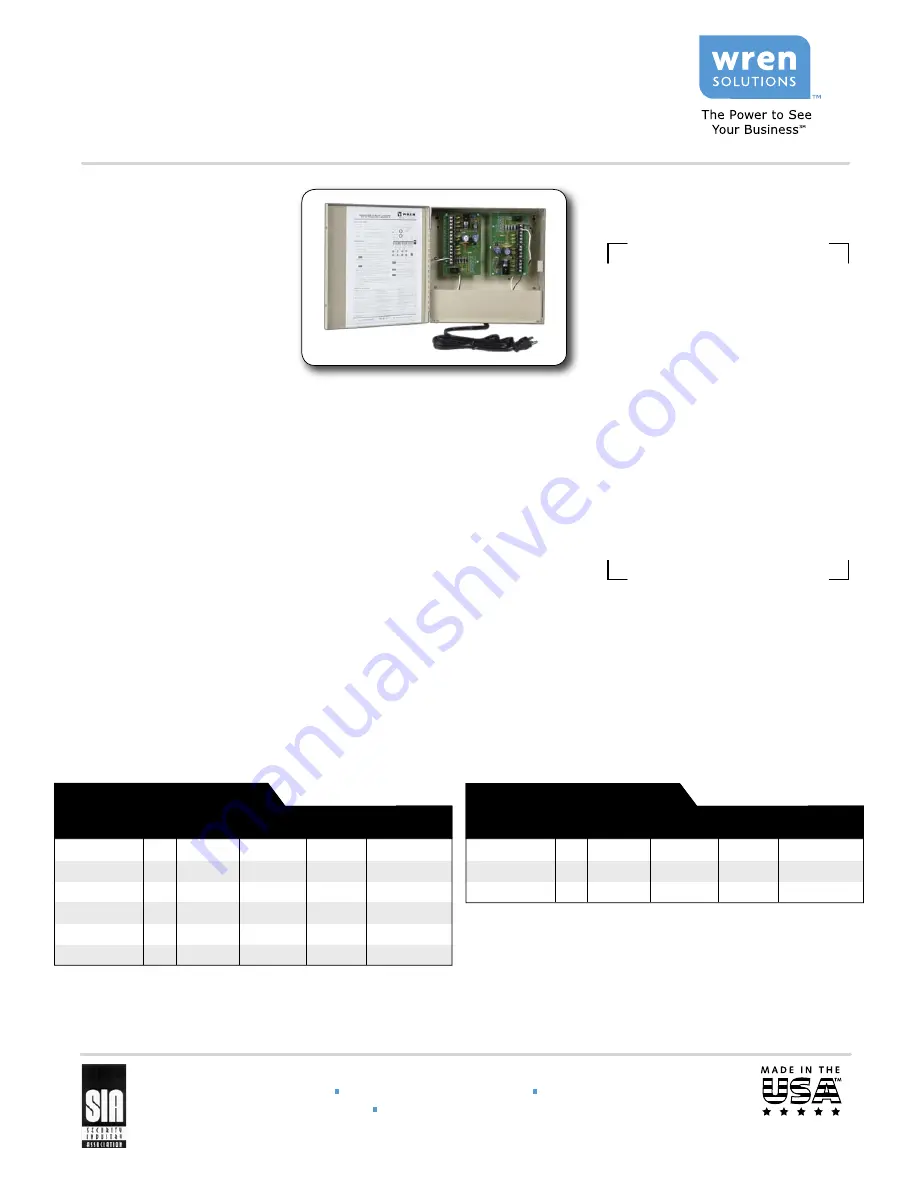 Wren MPS12D16-12 Скачать руководство пользователя страница 1