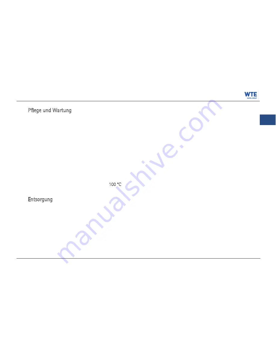 WTE HPH 3 Multi Installation And Operating Instructions Manual Download Page 29