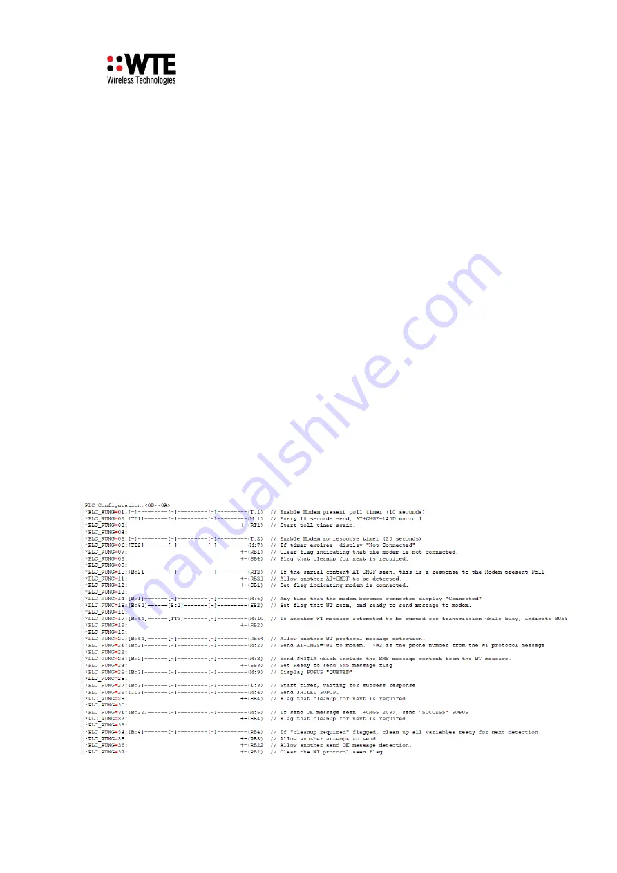 WTE TReX-460 User Manual Download Page 191