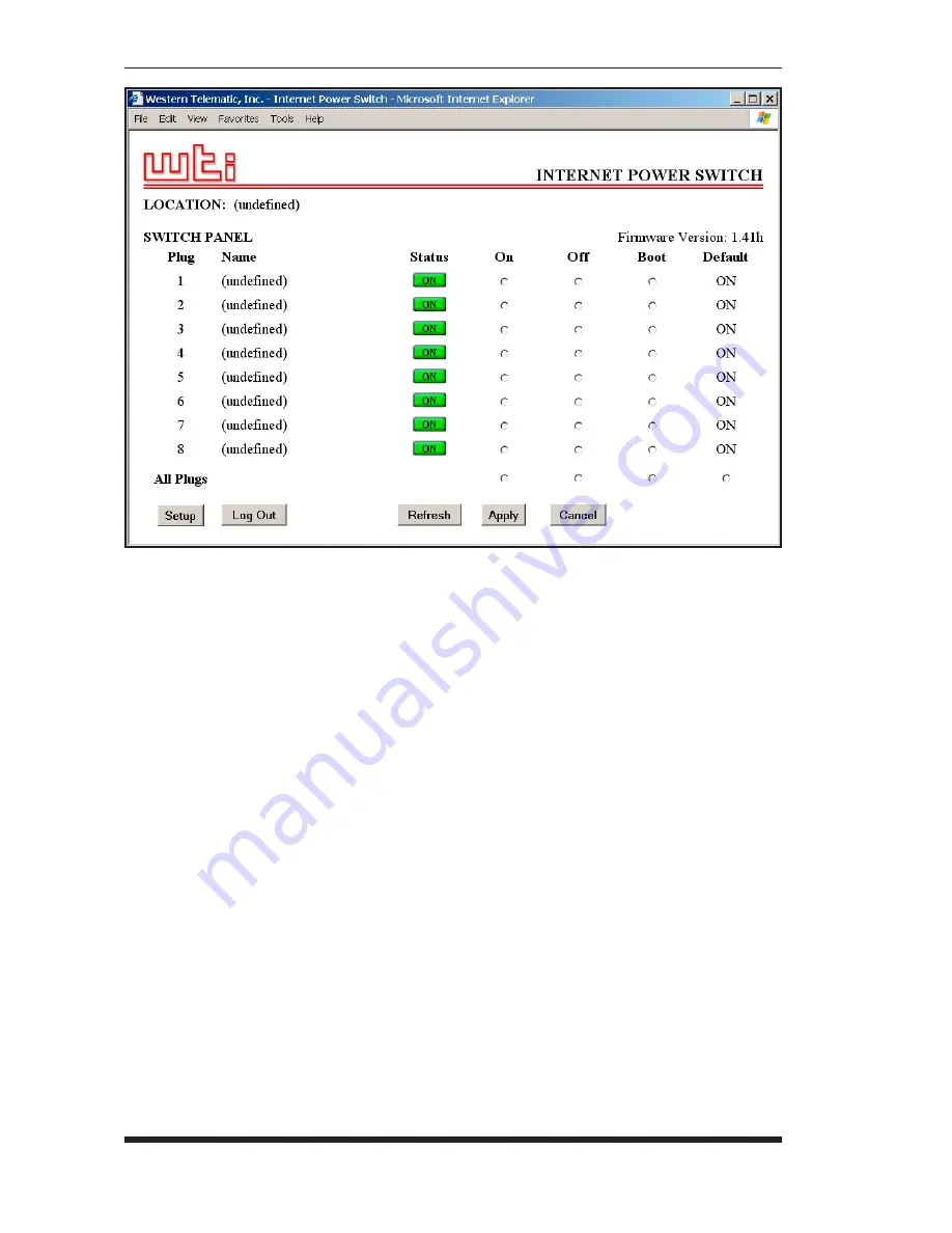 WTI IPS-1600 User Manual Download Page 40