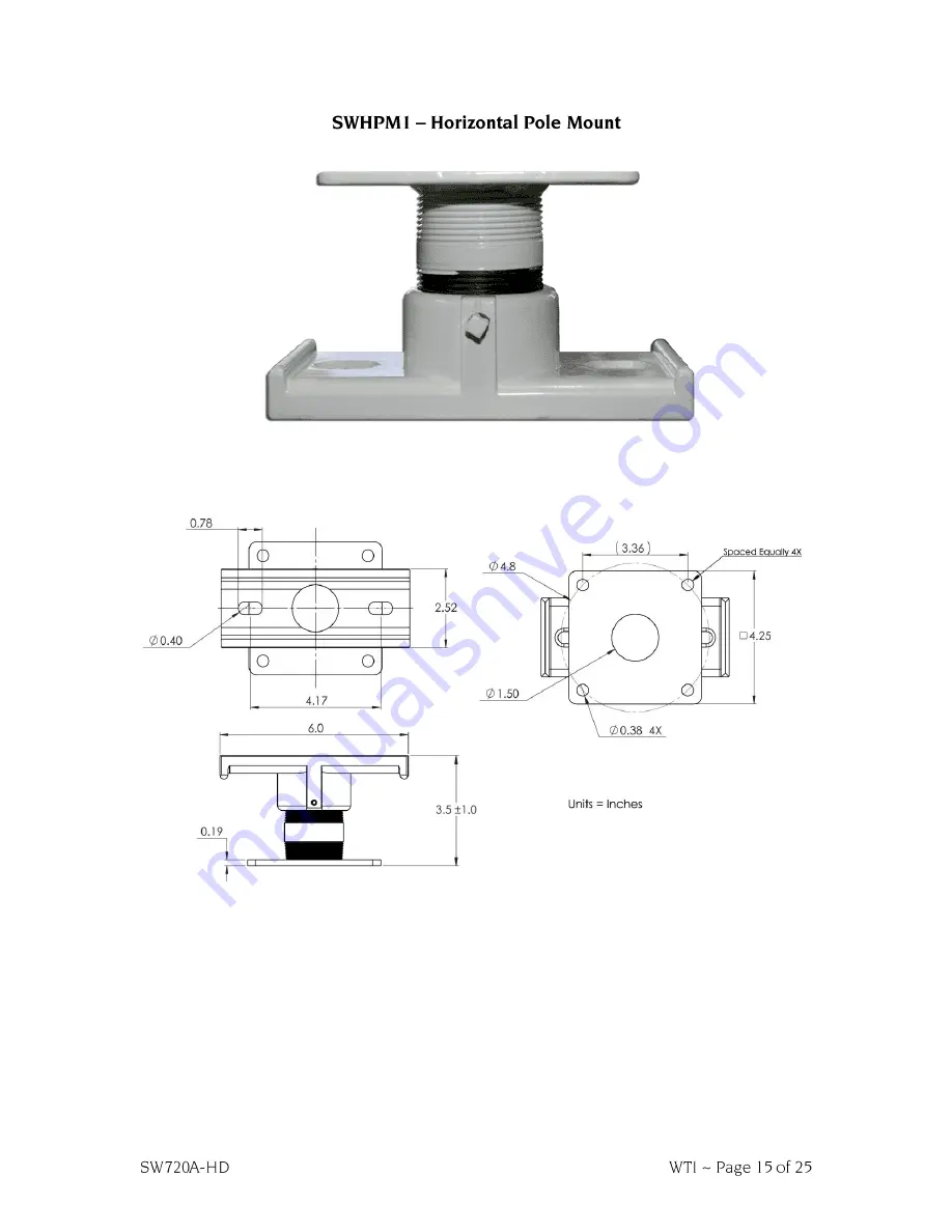 WTI Sidewinder SW720A-HD Installation And Operation Manual Download Page 15