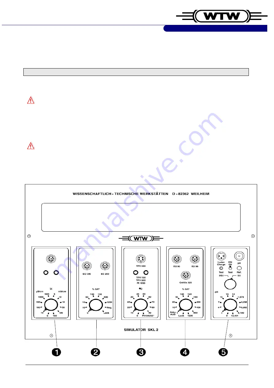 wtw Cond 3110 Service Manual Download Page 15