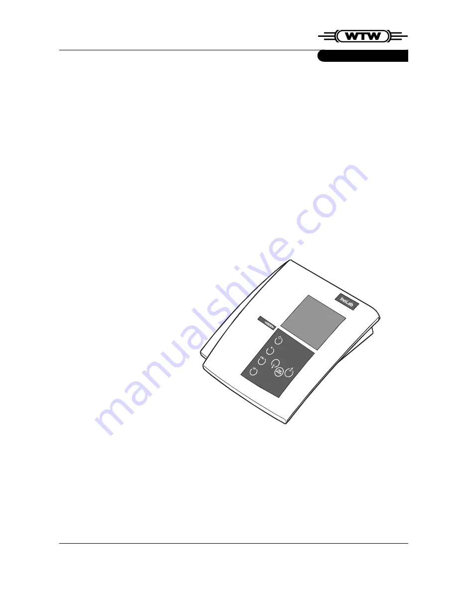 wtw inoLab Cond 720 Operating Manual Download Page 1