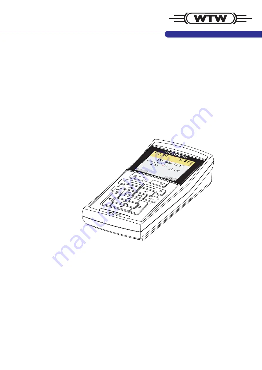 wtw Multi 3430 Operating Manual Download Page 1