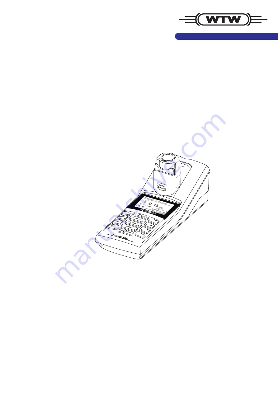 wtw pHotoFlex Operating Manual Download Page 1