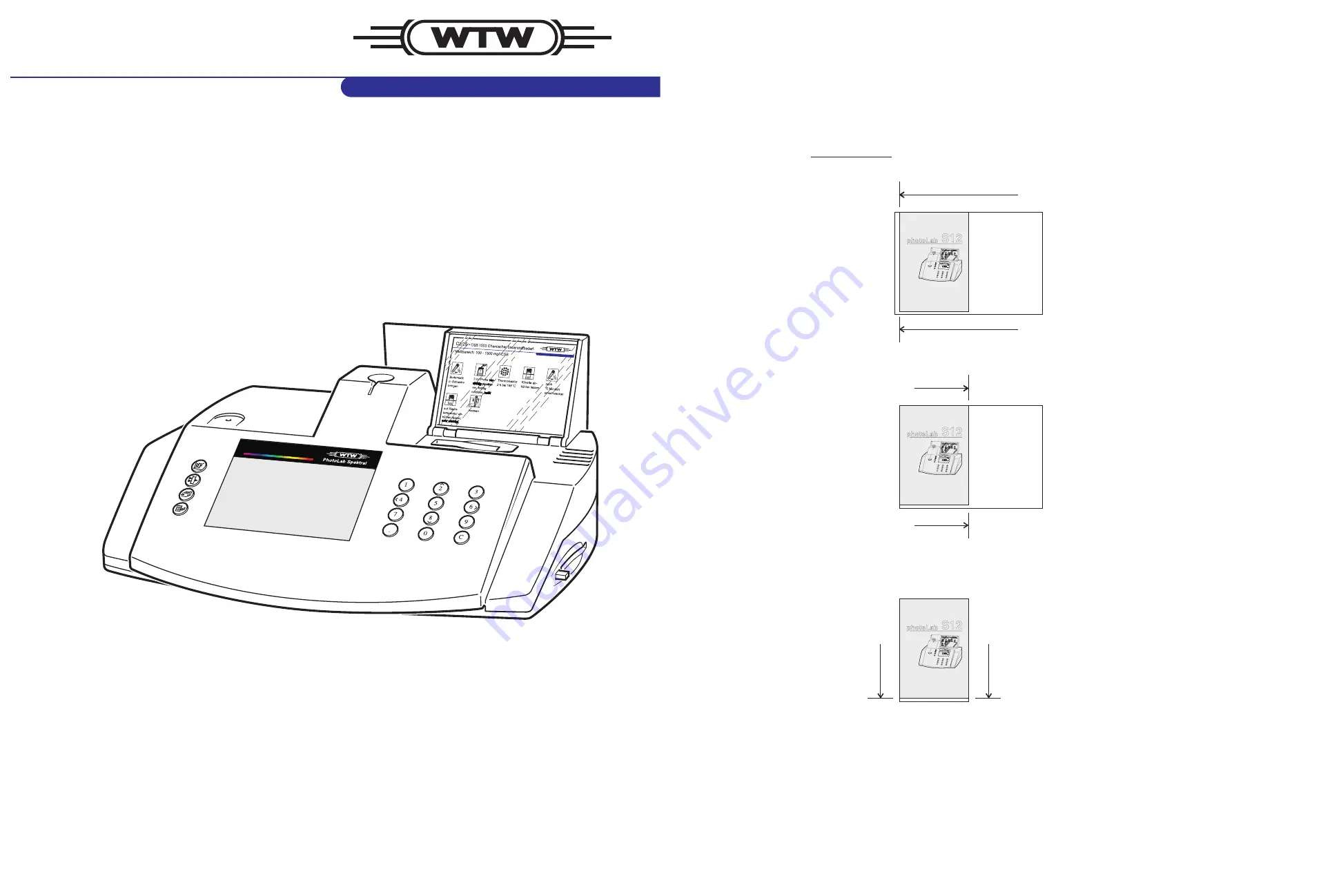 wtw PhotoLab Spektral Operating Instructions Manual Download Page 1