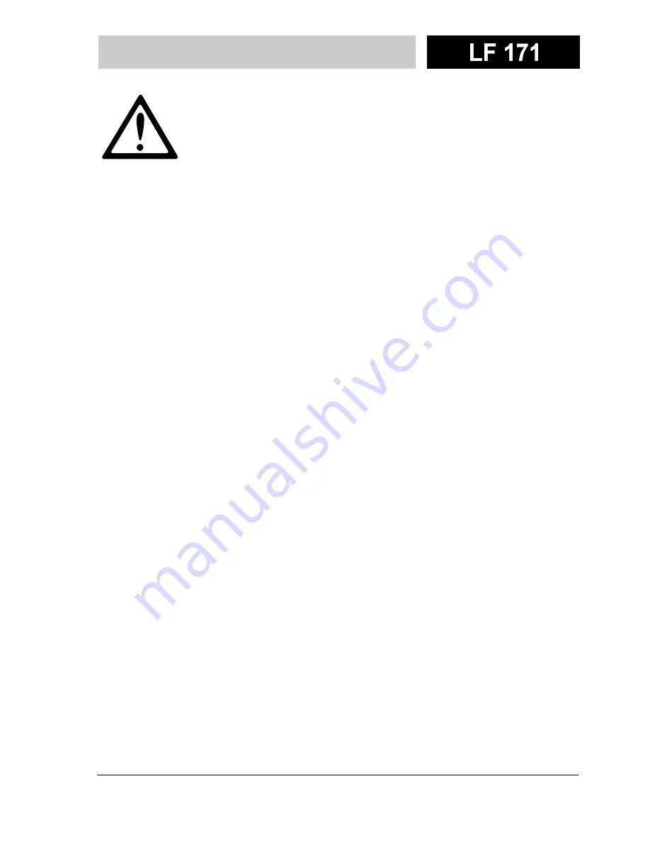 wtw TecnoLine LF 171 Operating Manual Download Page 3